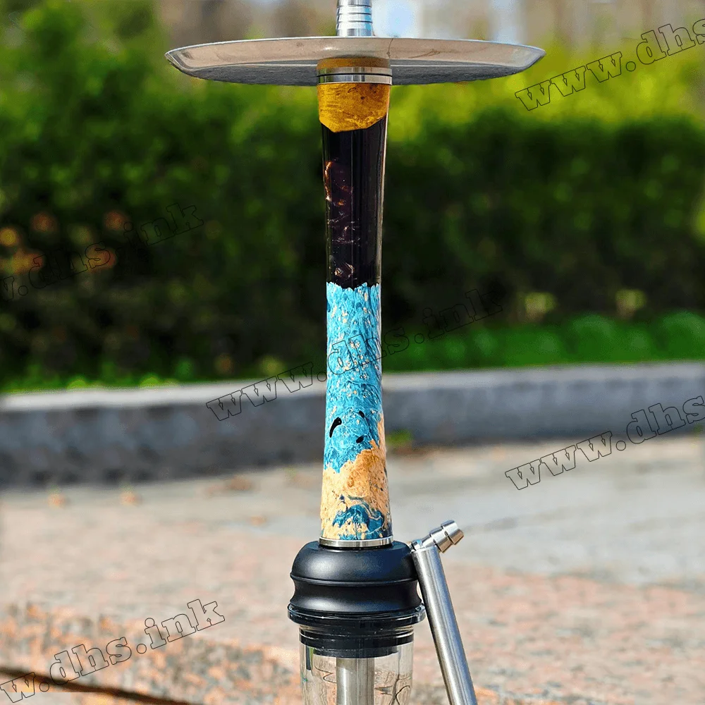 Кальян Aroma Hookah - X-Ray Epoxy Wood Blue-Red
